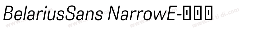 BelariusSans NarrowE字体转换 BelariusSans NarrowE字体转换